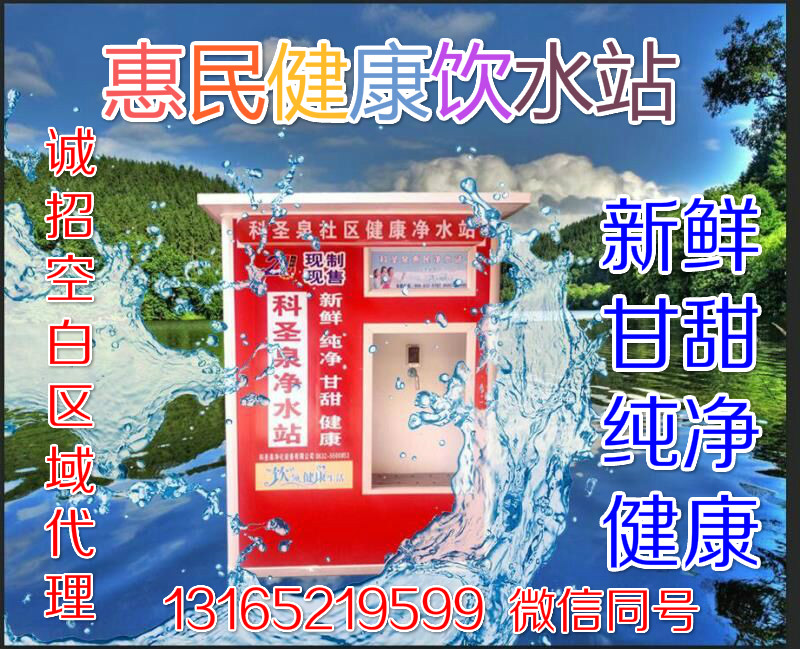 惠民凈水站自動售水機商業(yè)凈水設備