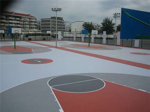 供應都勻塑膠籃球場