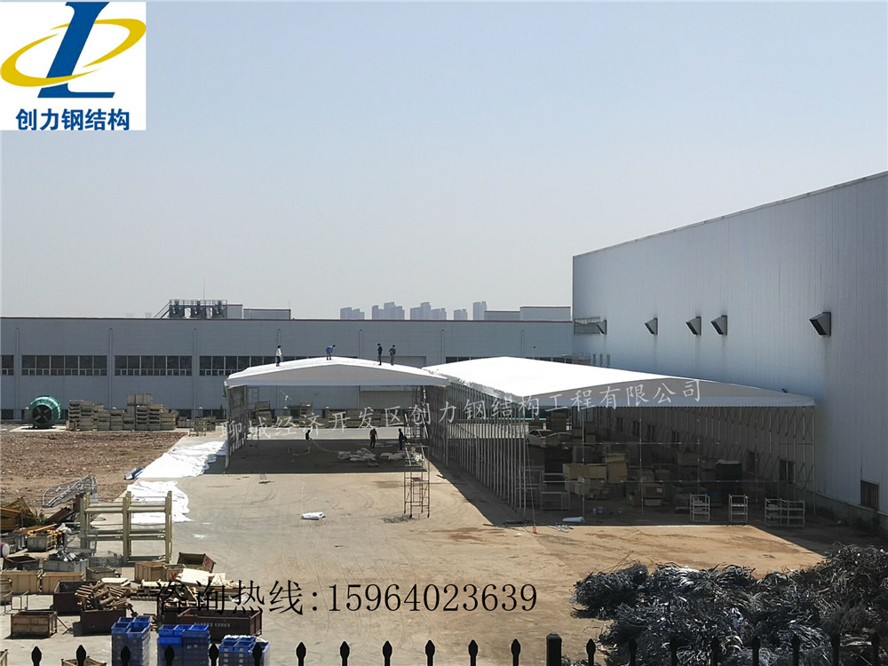 大型倉庫雨蓬移動雨蓬（圖片）_大型推拉雨棚_大型倉庫雨蓬廠家直賣_大型倉庫雨蓬廠家定做價格