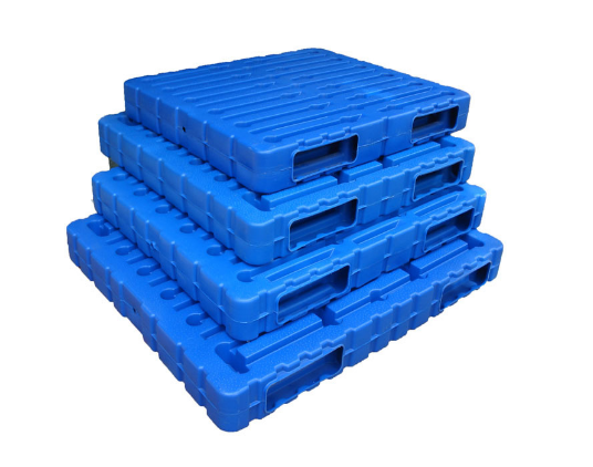 吹塑料卡板 雙面吹塑托盤 長1米2寬1米廣西藍色吹塑卡板廠家 南寧吹塑卡板價格