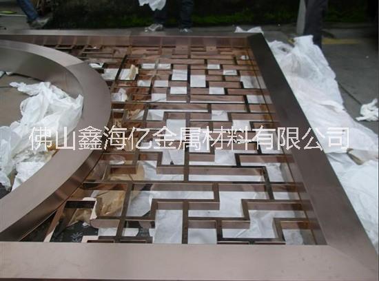 仿古不銹鋼屏風(fēng)月洞門圖片  河南南陽鑫海億不銹鋼屏風(fēng)  定制