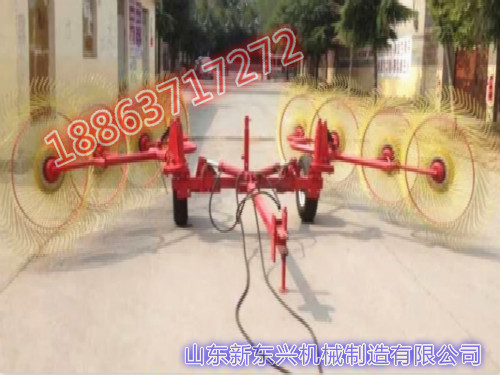 液壓牽引摟草機(jī) 玉米秸稈摟草機(jī) 4盤直梁摟草機(jī)