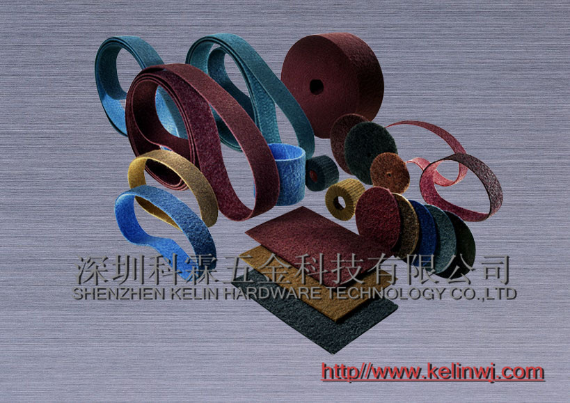 專業(yè)生產(chǎn)銷售不銹鋼拋光拉絲輪，直紋拉絲輪，拉絲輪廠家 3M紅色尼龍帶