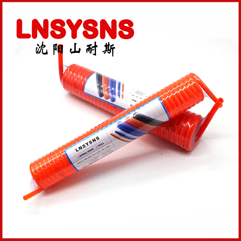 彈簧管 螺旋氣管PU6*4/10*6.5/8*5  伸縮軟管 耐壓耐高溫軟氣管