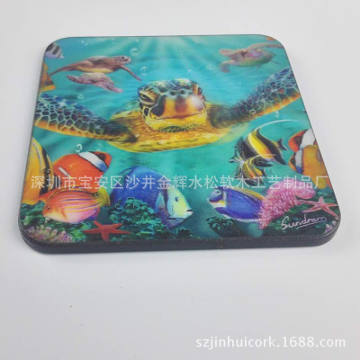 深圳廠家直銷3D軟木杯墊工藝品價格如何