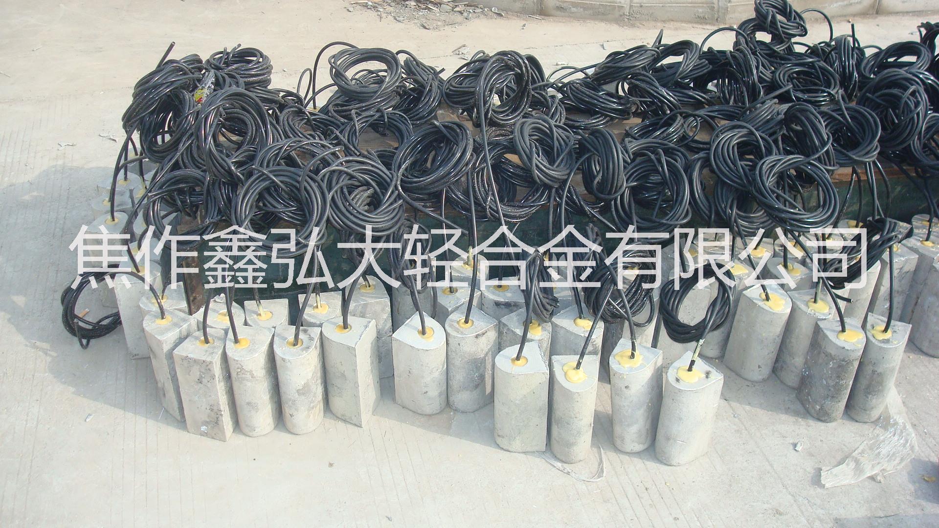 供應(yīng)陰極保護防腐材料鎂合金/密封焊接鎂陽極/焊接銅電纜鎂陽極