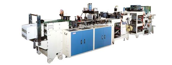 高速PVC拉鏈袋制袋機(jī) 熱封冷切PVC拉鏈袋制袋機(jī)