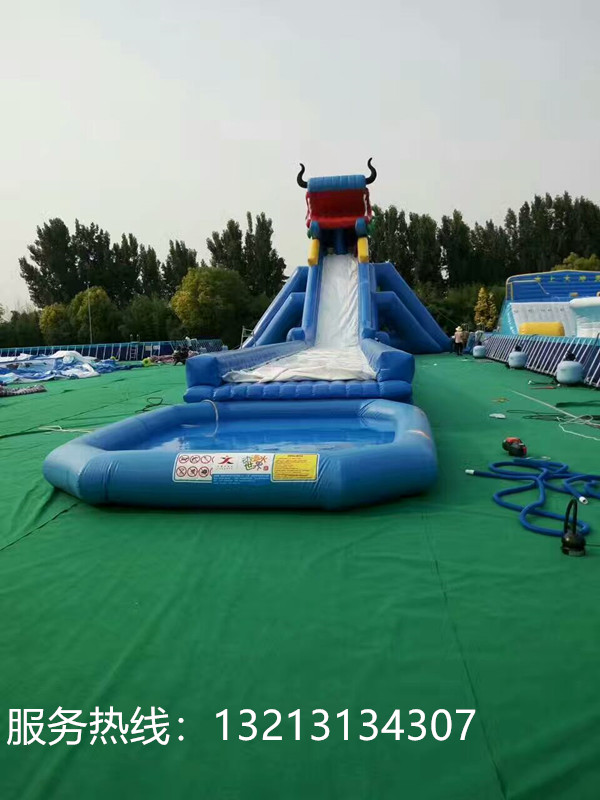 戶外大型充氣水滑梯龍頭大滑梯兒童充氣水滑梯多少錢