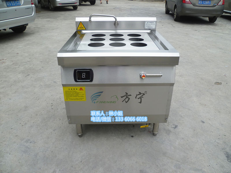 大功率電磁煮面爐,九頭電磁煮面爐,柜式電磁煮面爐