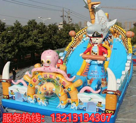 戶外充氣城堡樂園蜘蛛俠兒童充氣滑梯廠家報(bào)價(jià)多少錢