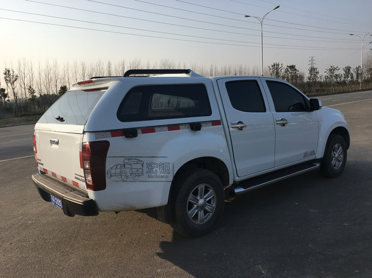 五十鈴D-max后箱蓋手動卷簾/平蓋/運動款斜蓋/高蓋免打孔無損車身