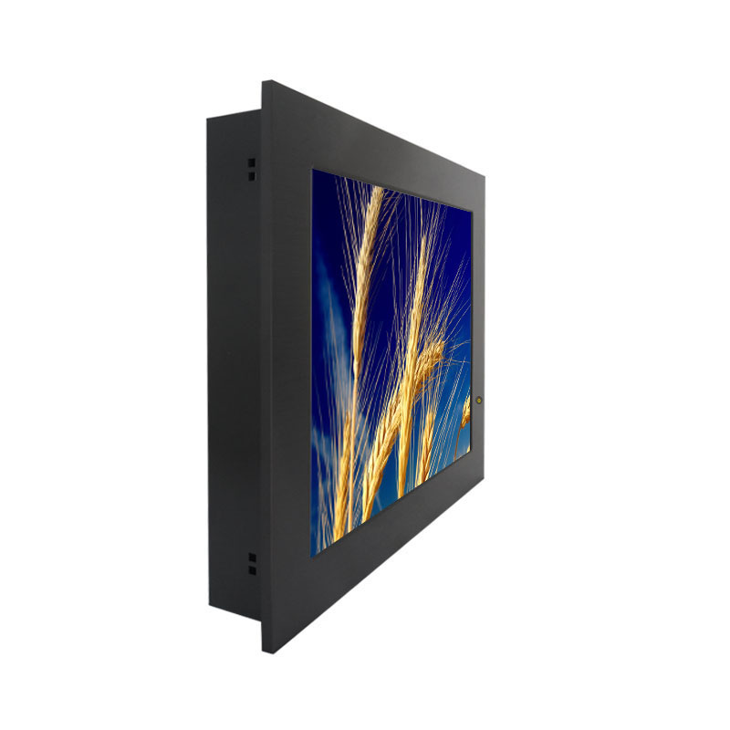 無風(fēng)扇17寸工業(yè)電腦WIN7-8-10-Ubuntu系統(tǒng)17寸觸摸一體機(jī)工控電腦
