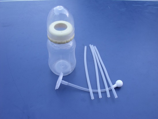 實惠裝食品級奶瓶硅膠管替換軟管 配件寬口標(biāo)口吸管可配貝親2米