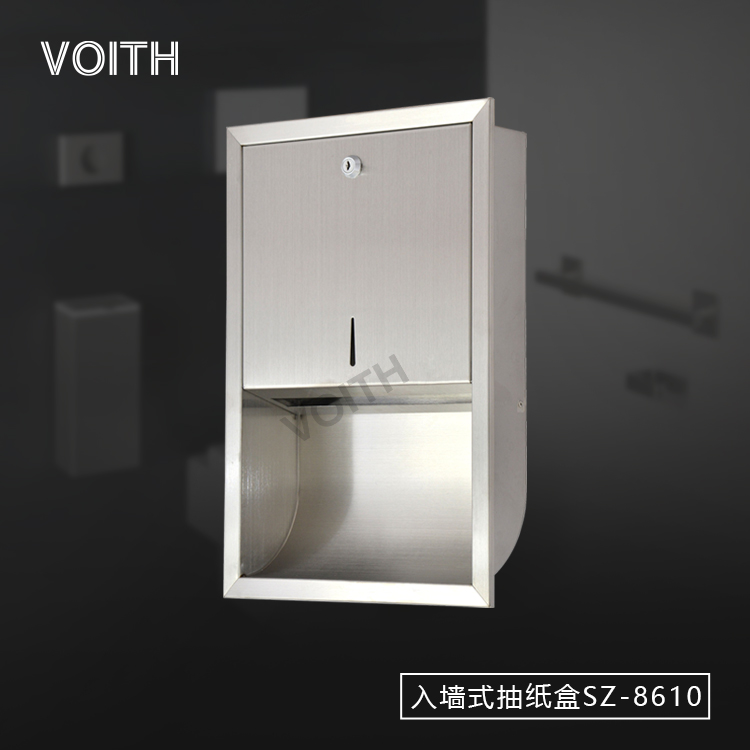 不銹鋼鏡后手紙箱卷紙架SZ-8623鏡后不銹鋼=手紙盒