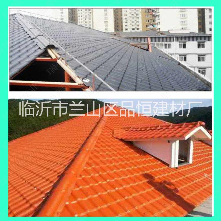 濟南青島淄博廠家直銷PVC仿古樹脂瓦批發(fā)中式仿古屋檐裝飾pvc塑料瓦