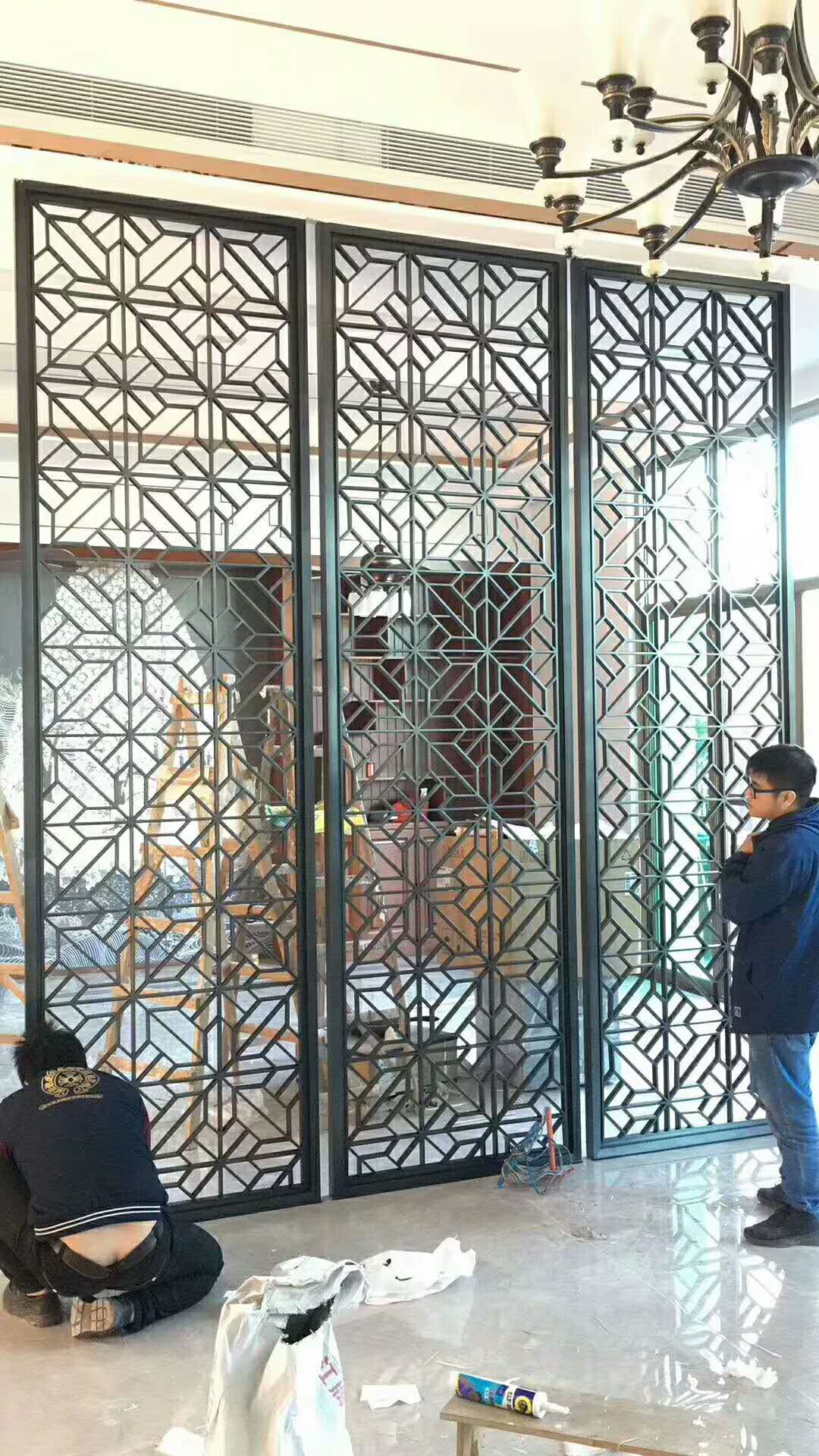 不銹鋼屏風花格 玫瑰金不銹鋼花格 臻佳廠家供應(yīng)