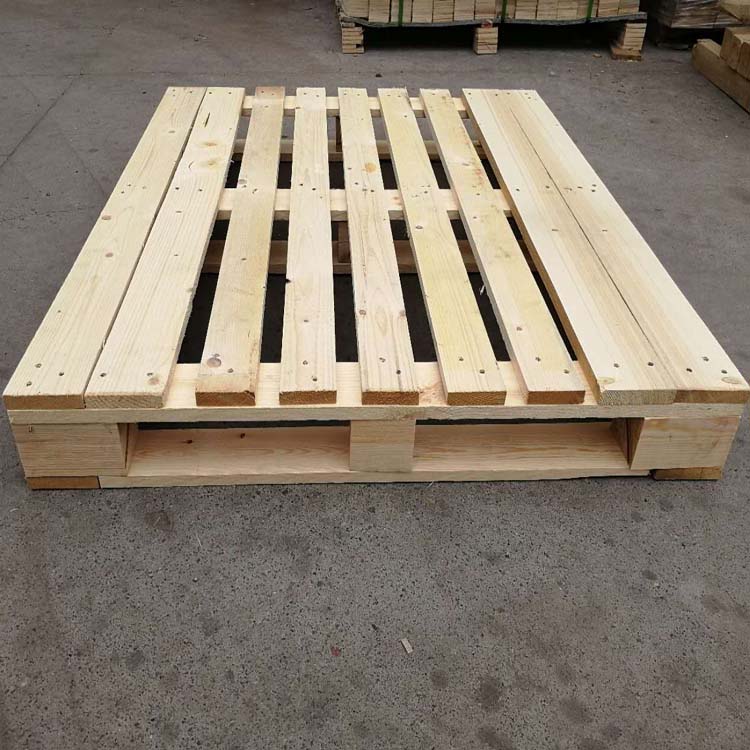 黃島實(shí)木托盤1.3m定做出口橡膠