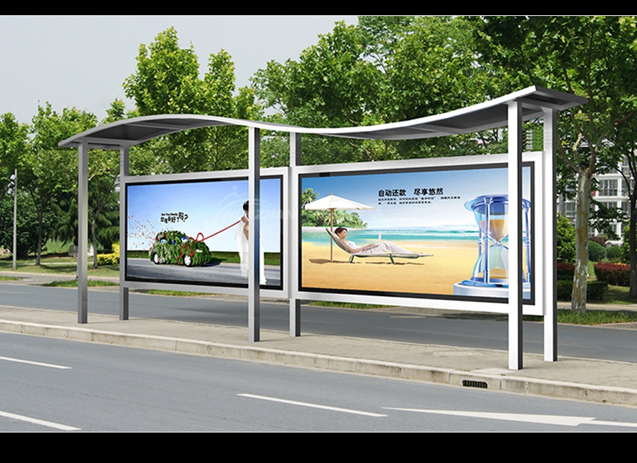 供應福建省 公交站臺、公交候車亭、不銹鋼候車亭生產廠家