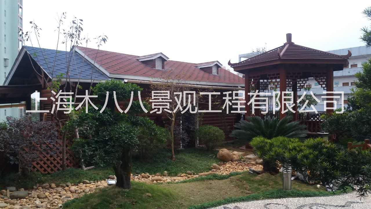 木八八花園木涼亭亭子四角亭六角亭