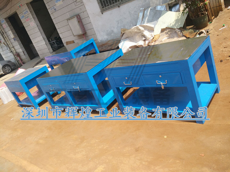 輝煌HH-048 重型虎鉗裝配鋼板工作臺 鉗工模具修模臺 維修檢測臺 實驗桌 福清重型鉗工桌 晉江裝配臺