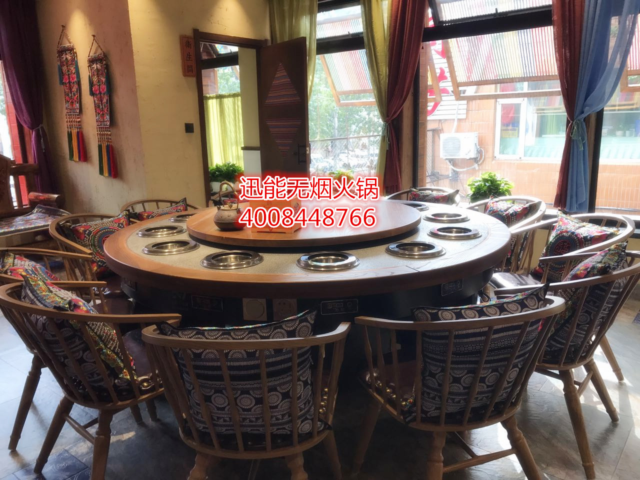 迅能了無煙地排風(fēng)無煙火鍋?zhàn)? 火鍋店通風(fēng)下排煙設(shè)計(jì) 迅能地排風(fēng)無煙火鍋?zhàn)?  title=