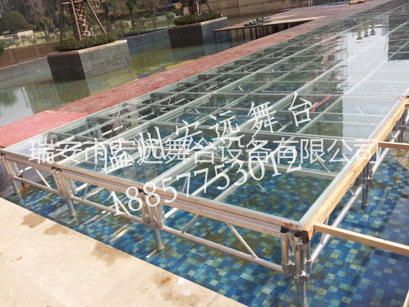 鋁合金玻璃舞臺(tái) 鋼化玻璃舞臺(tái)