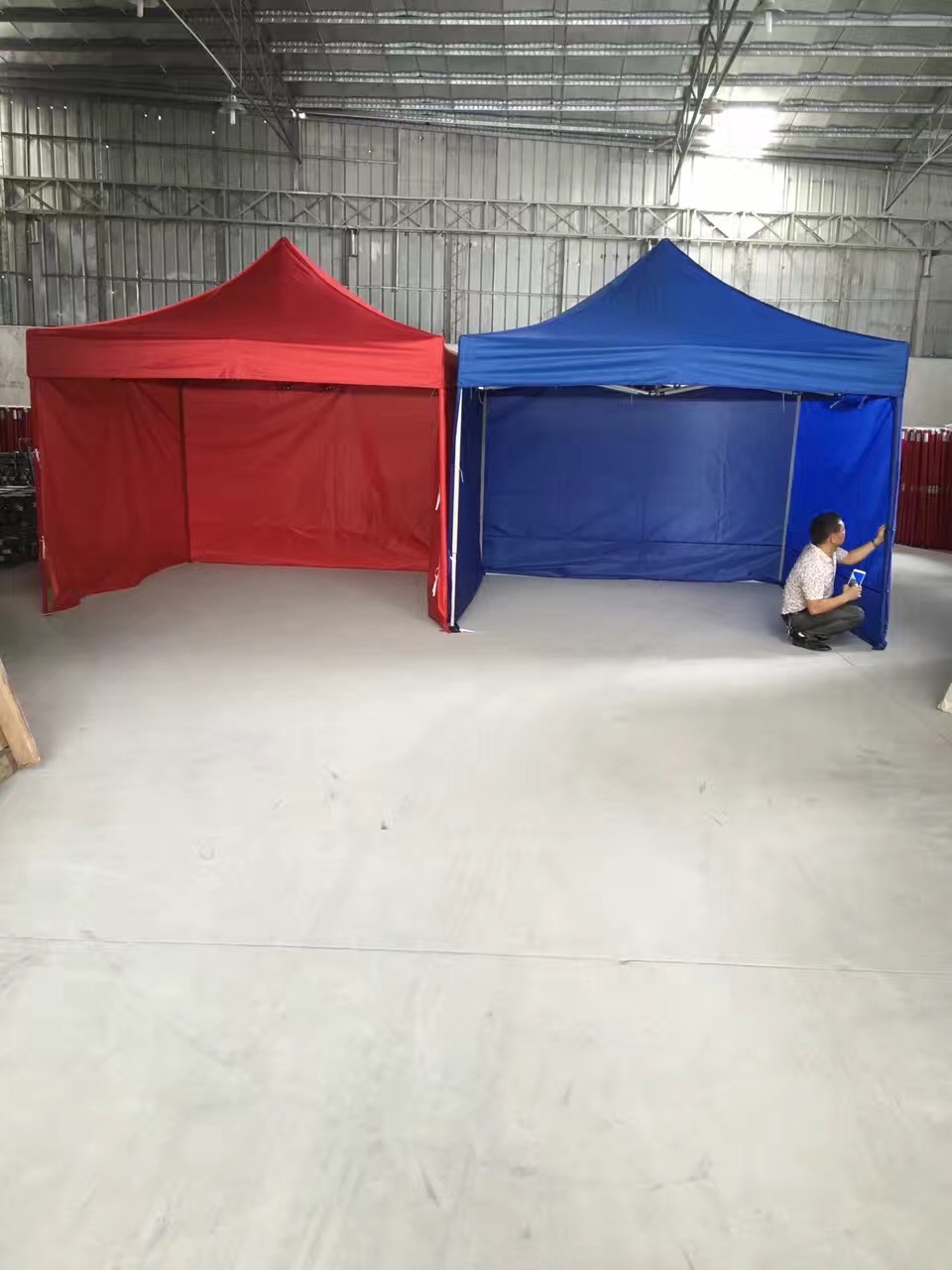 婚慶喜棚農(nóng)村酒席帳篷容易折疊收放喜慶婚宴帳篷定制廠家