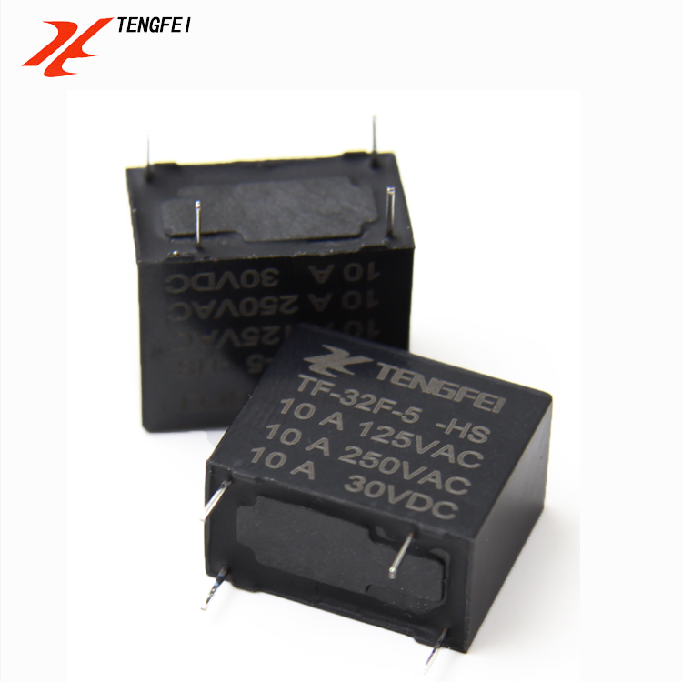 供應(yīng)小型電磁GJ-SH-105LM32F繼電器5V 10A srsb-5vdc繼電器hf32