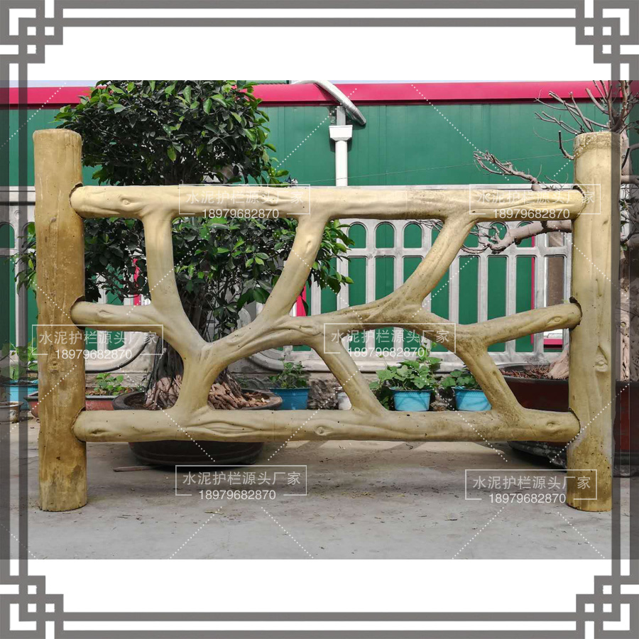 江西水泥仿藤護(hù)欄 異形生態(tài)木護(hù)欄 混凝土工藝護(hù)欄 宇拓建材廠家批發(fā)