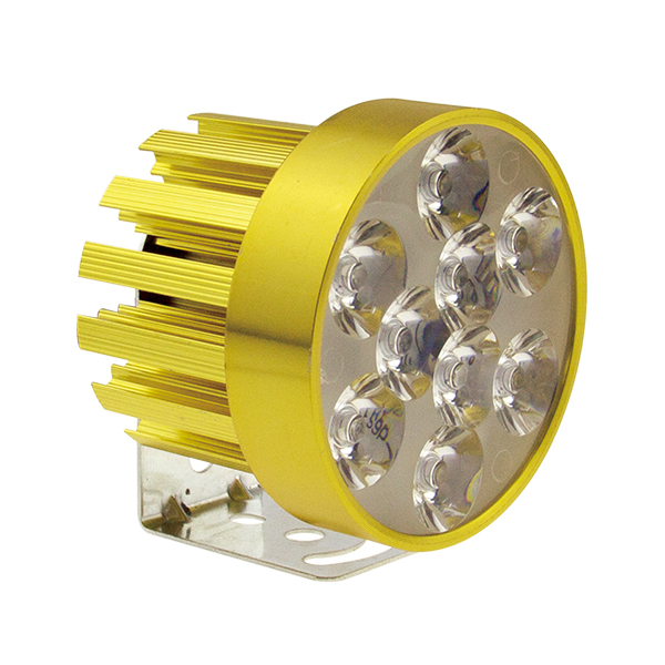 供應(yīng)外置電動(dòng)車LED大燈摩托車燈九珠高亮車燈