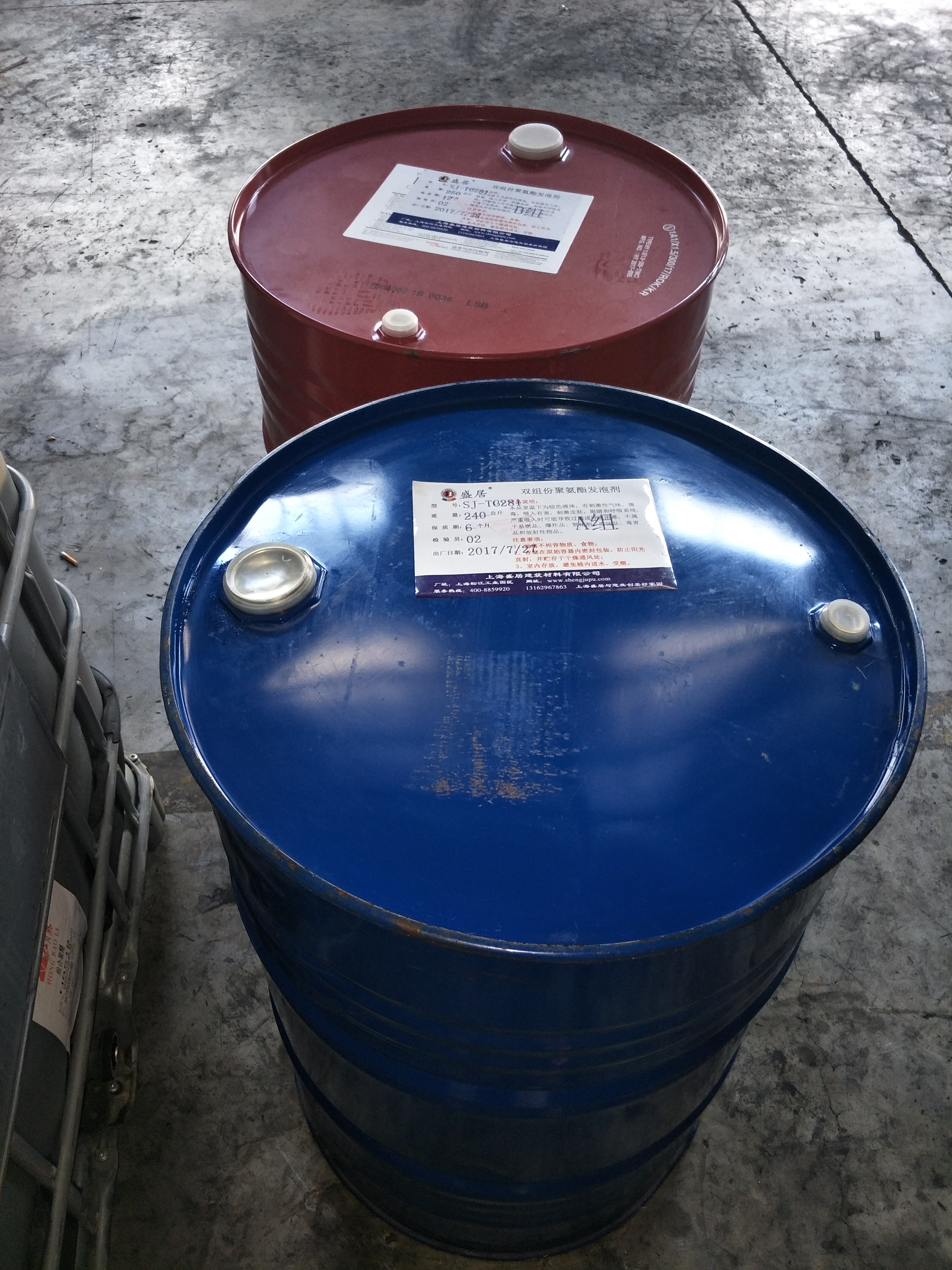 供應上海盛居SJ-J105雙組份聚氨酯硬泡發(fā)泡