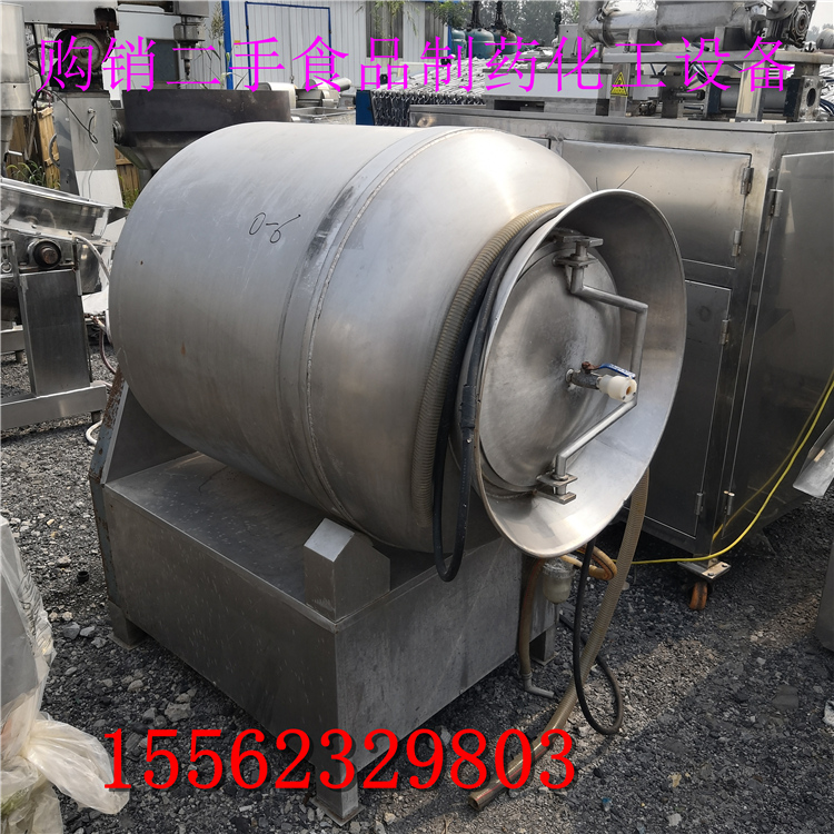山東供應(yīng) 二手800L真空滾揉機(jī) 二手食品設(shè)備滾揉機(jī) 梁山二手食品設(shè)備市場(chǎng) 斬拌機(jī)