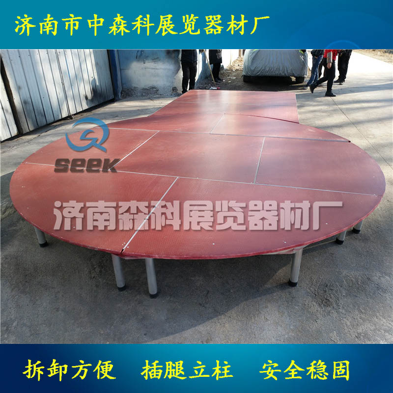 供應(yīng)鋁合金小舞臺婚慶舞臺T臺舞臺桁架矮舞臺