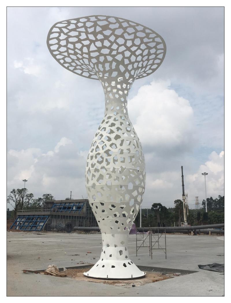 瓶子宣傳雕塑，鏤空瓶子雕塑廠家，不銹鋼鏤空瓶子雕塑生產(chǎn)制作