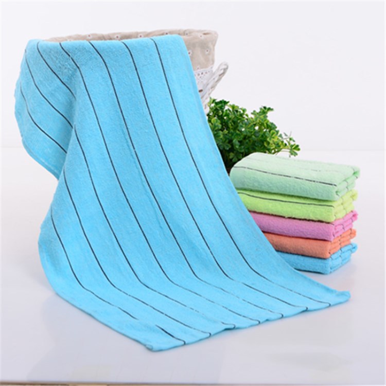 40克黑條純棉洗浴勞?；囟Y毛巾/河北廠家直銷21支純棉酒店用毛巾/黑條毛巾廠家價(jià)格是多少