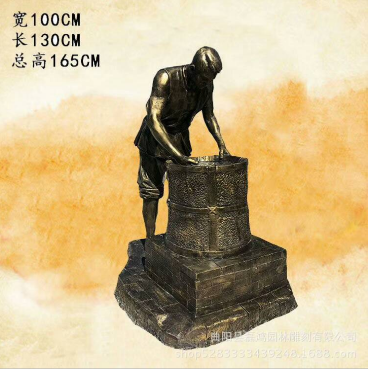 雕塑采桑人報價 河北雕塑采桑人廠家直銷 保定雕塑采桑人哪家好 采桑人農(nóng)業(yè)文化景觀雕塑擺件  定制玻璃鋼仿銅人物
