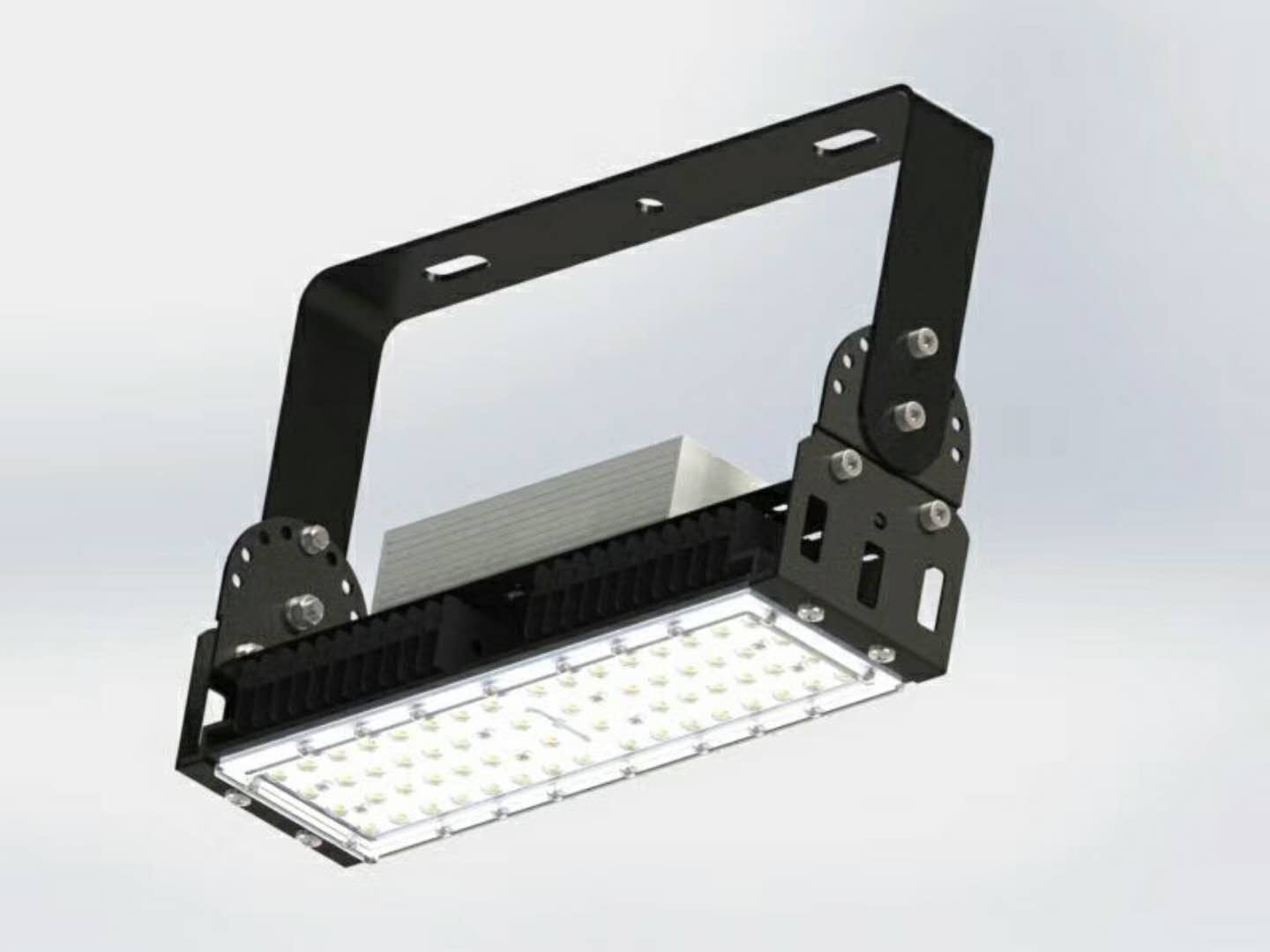 貴陽150W三模組隧道燈 三模組方形平板貼片投光燈 廣場道路隧道LED投射燈