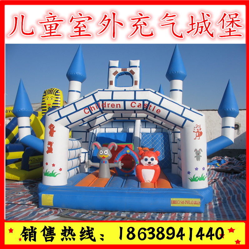 供應充氣玩具布料大型戶外充氣滑梯城堡蹦蹦床游樂設備 江西南昌，充氣玩具布料，滑梯蹦蹦