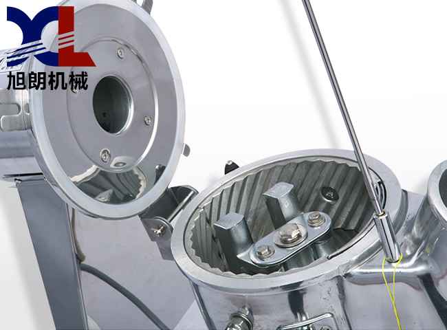 流水式藥材粉碎機(jī)，旭朗小型不銹鋼粉碎機(jī) 流水式藥材粉碎機(jī)