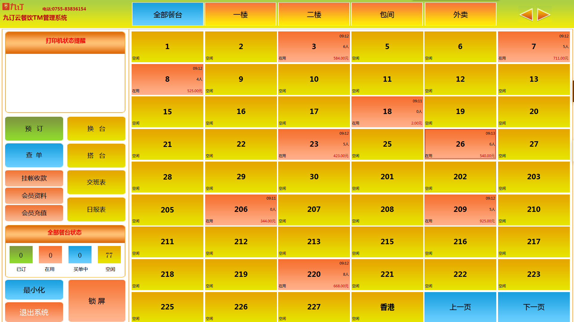深圳餐廳餐飲軟件 9訂網(wǎng)點(diǎn)菜系統(tǒng) 深圳手機(jī)點(diǎn)菜  深圳平板點(diǎn)菜 無線點(diǎn)菜