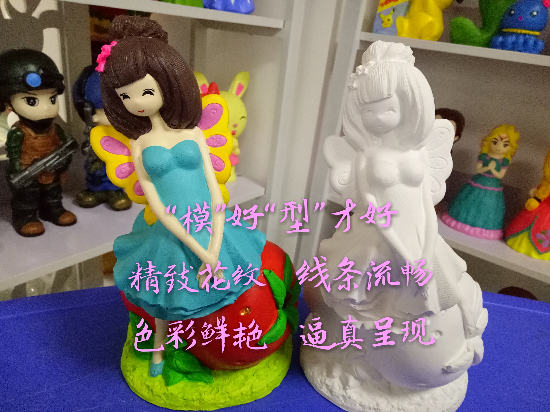 供應(yīng)貴州省石膏像白坯制作 石膏娃娃白胚批發(fā)