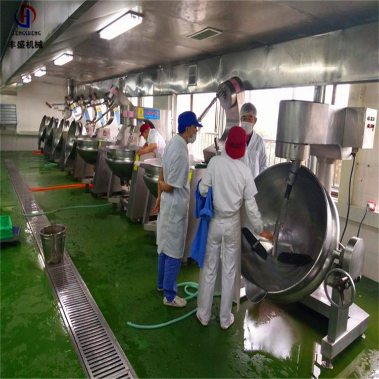 中央廚房炒菜鍋  中央廚房炒菜鍋 大型調(diào)料熬制鍋 中央廚房炒菜鍋 全自動(dòng)炒鍋