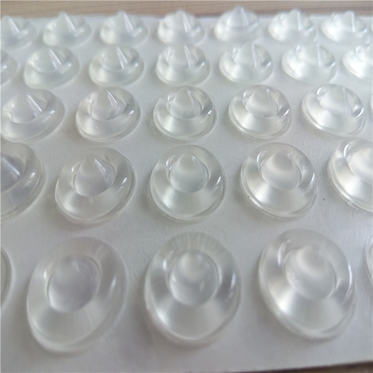 供應(yīng)半球形硅膠腳墊廠家  時尚透明硅膠墊9*2mm
