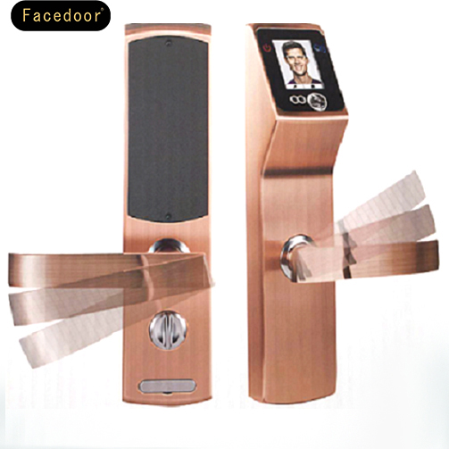 人臉識別帶語音辦公家用智能防盜鎖Face door