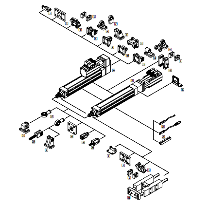 DNCE-40-200-BS-12,7 德國(guó)FESTO費(fèi)斯托電-氣缸 DNCE系列帶活塞桿電氣缸