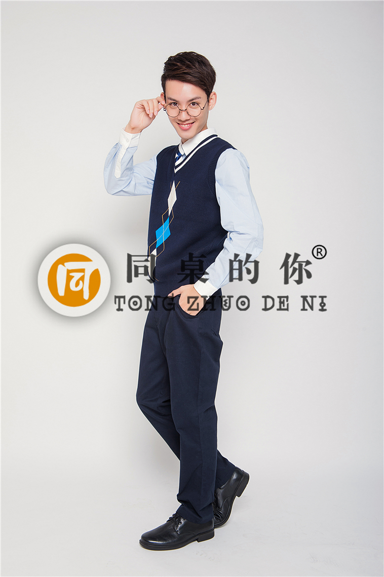 中學(xué)生校服春秋新款正裝QZ018