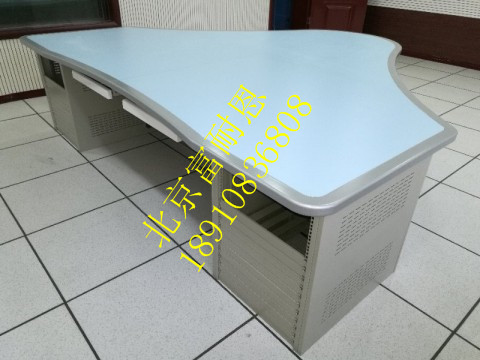 播音桌電視臺演播室直播桌訪談桌演播桌非標(biāo)定制