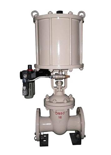 電動平行式閘板閘閥 PZ673X氣動刀型閘閥