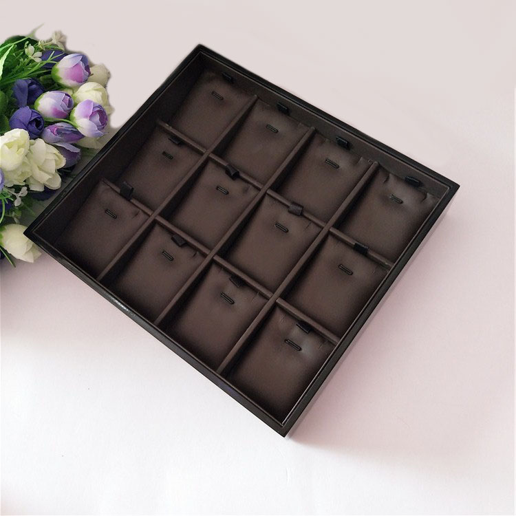 首飾木盤 *黑色噴油吊墜木盤珠寶首飾盤