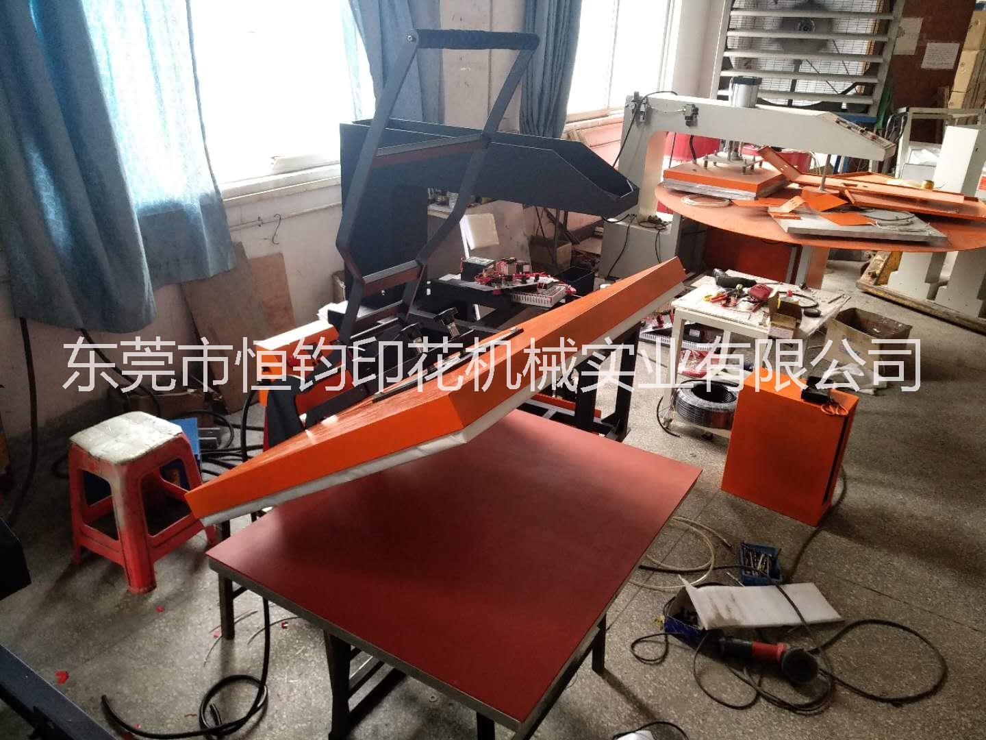 80X100平板燙畫機(jī) 手動(dòng)高壓燙畫機(jī)紅彩手動(dòng) 織帶燙印機(jī)手壓燙畫機(jī)